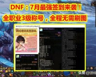 dnf三级称号是哪一个(DNF三级buff称号怎么获得)