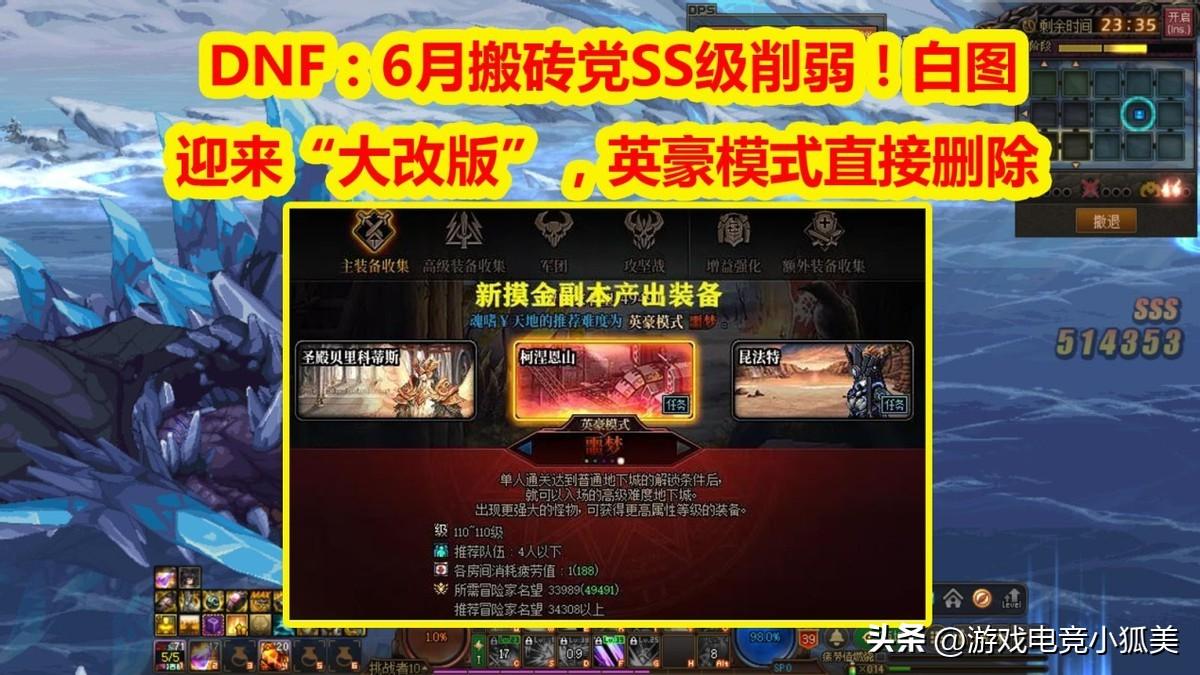 DNF新版本改动了什么（地下城最新更新内容介绍）