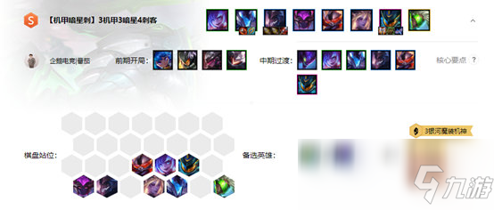 《LOL》云顶之弈10.6机甲暗星刺阵容攻略