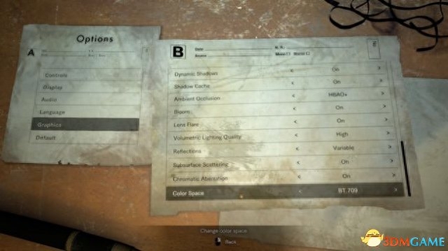 resident evil 7画面设置菜单界面介绍（生化危机7分辨率最大多少）--第1张